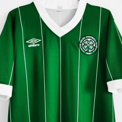 Jersey 1984/1986 Celtic Visitante Manga corta Versión Fan Retro