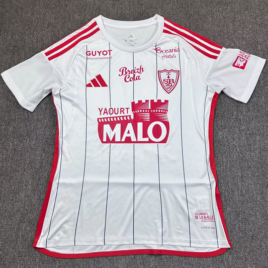 Jersey 2025/26 Brestois Visitante Manga corta Versión Fan