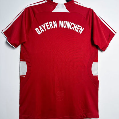 Jersey 2007/08 Bayern Munich Local Manga corta Versión Fan Retro
