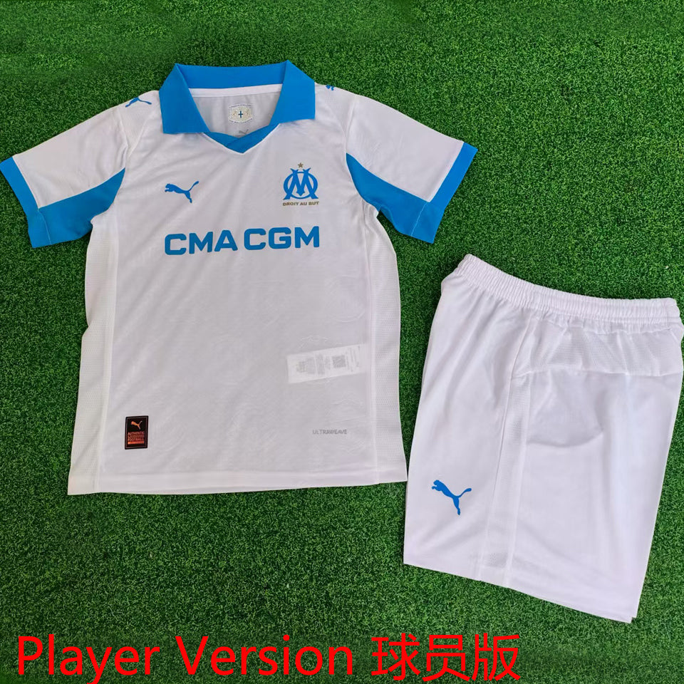 Jersey 2025/26 Marsella Local Manga corta Versión Jugador