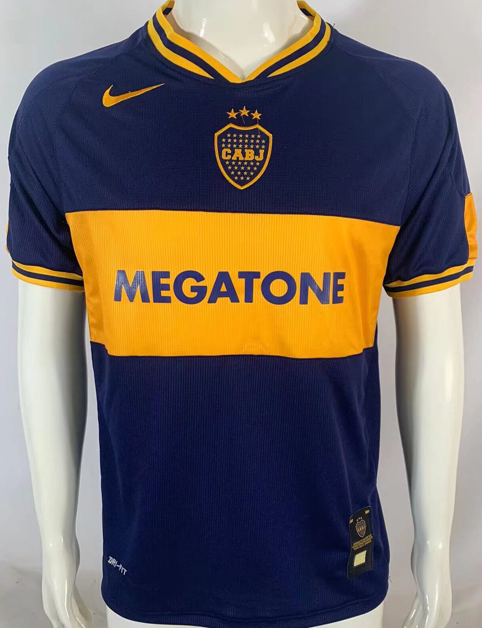 jersey 2006/07 boca local manga corta versión fan retro