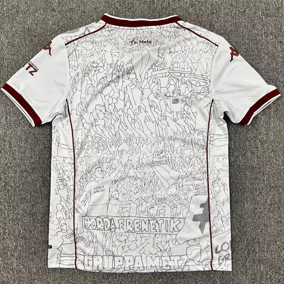 jersey 2025/26 metz visitante manga corta versión fan