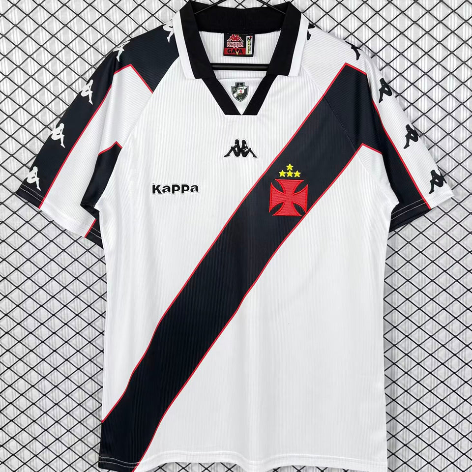 jersey 1997 vasco visitante manga corta versión fan retro