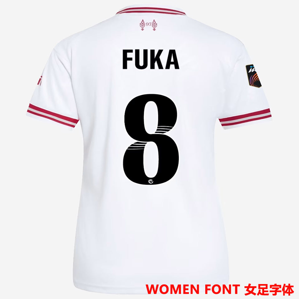 jersey 2026/27 liverpool visitante manga larga versión fan