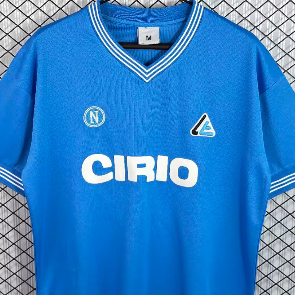 jersey 1984/1985 napoli local manga corta versión fan retro