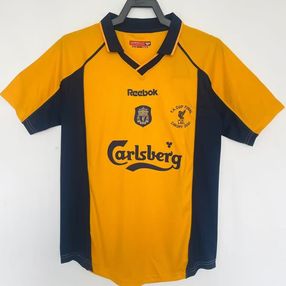 jersey 2000/01 liverpool especial manga corta versión fan retro