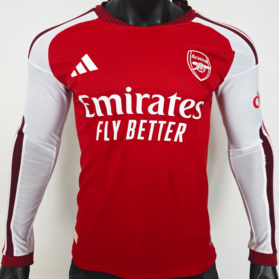 jersey 2026/27 arsenal local manga larga versión jugador