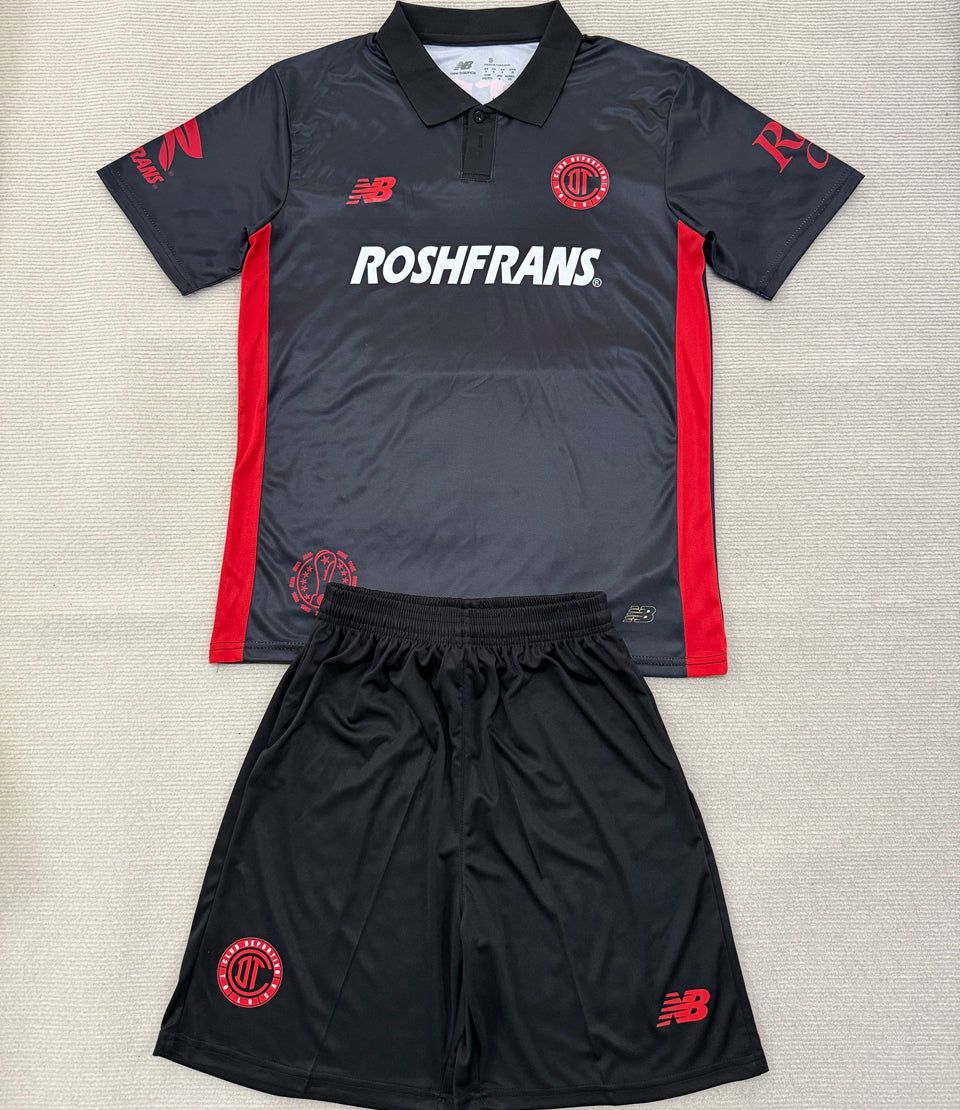 jersey 2025/26 deportivo toluca tercero manga corta niño