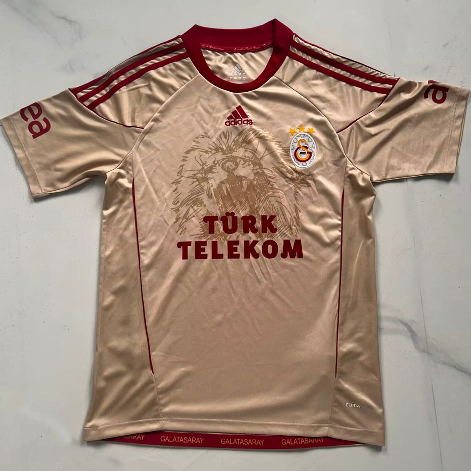 jersey 2010/2011 galatasaray visitante manga corta versión fan retro