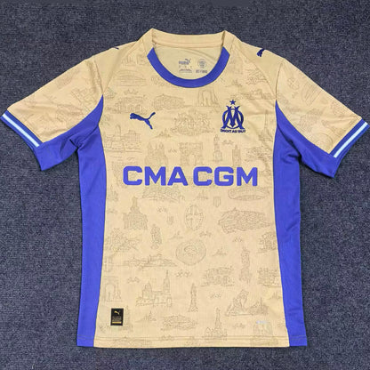 Jersey 2025/26 Marsella Especial Manga corta Versión Fan