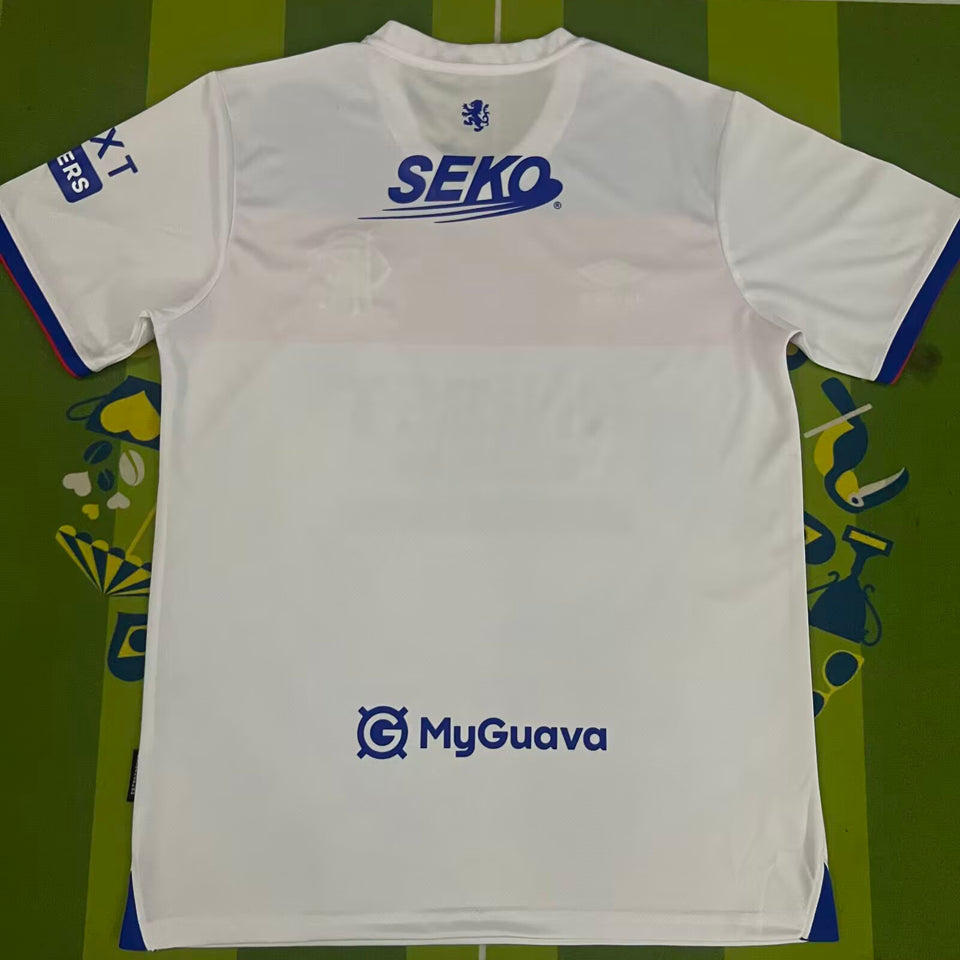Jersey 2025/26 Glasgow Rangers Visitante Manga corta Versión Fan