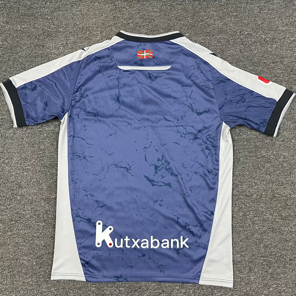 Jersey 2025/26 Real Sociedad Visitante Manga corta Versión Fan