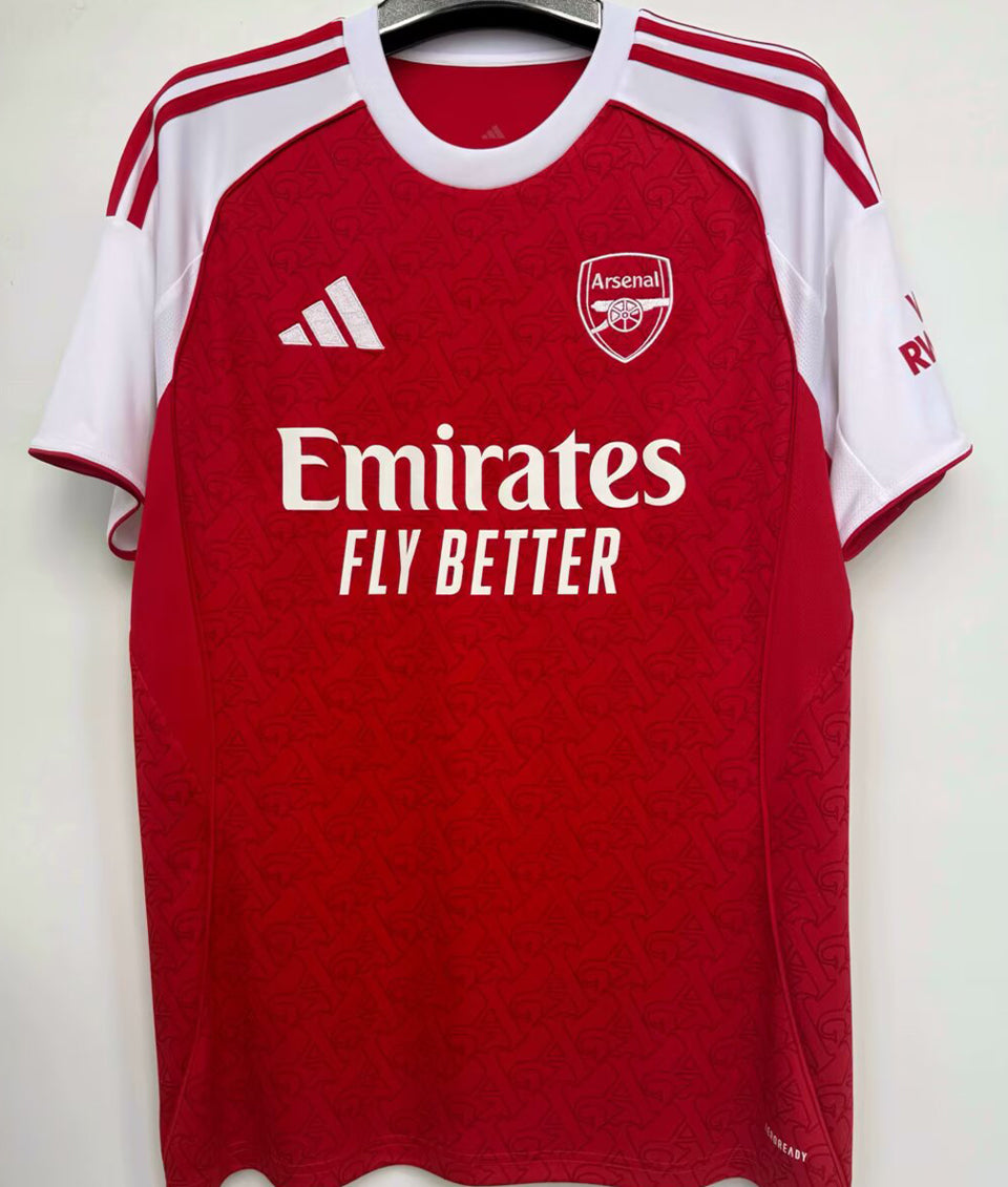 jersey 2025/26 arsenal local manga corta versión fan
