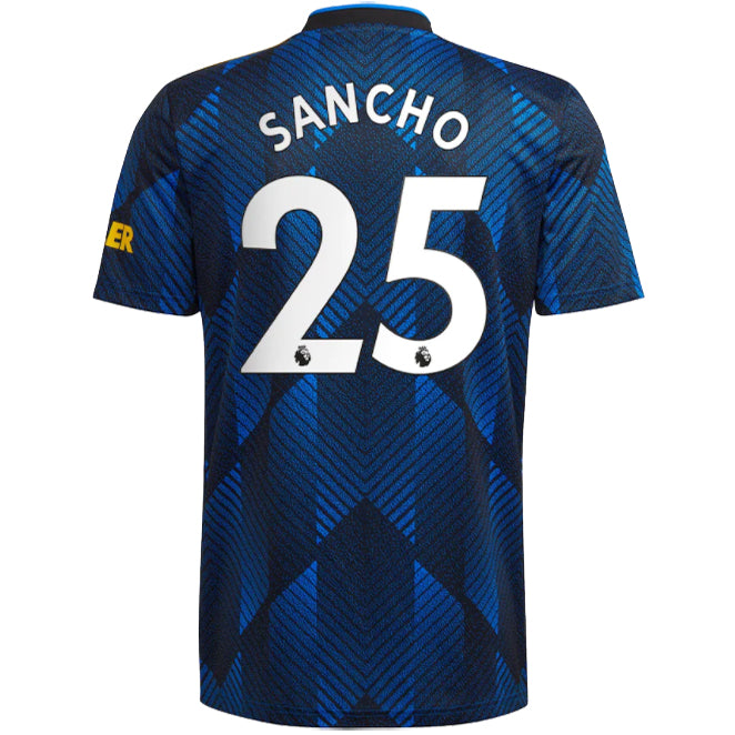 jersey 2021/22 manchester united tercero manga corta versión fan