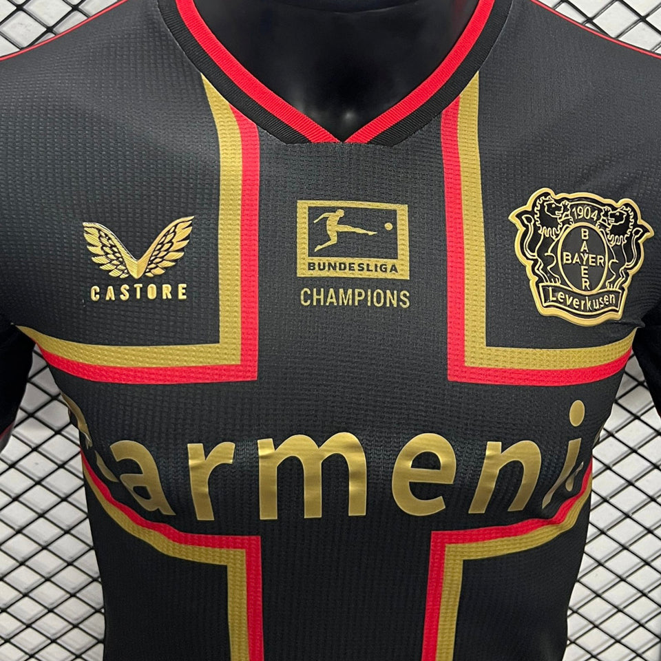 Jersey 2024/25 Leverkusen Champion Especial Manga corta Versión Jugador
