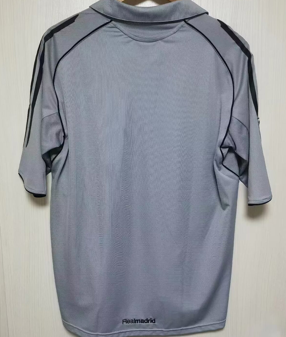 jersey 2005/06 real madrid tercero manga corta versión fan retro