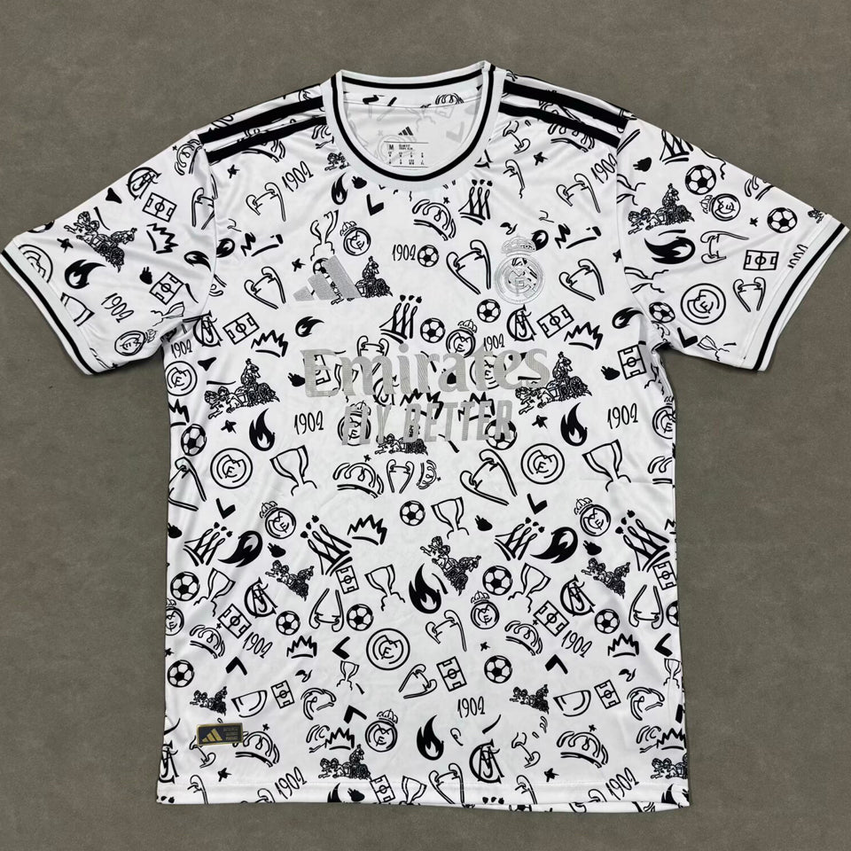 jersey 2025/26 real madrid especial manga corta versión fan
