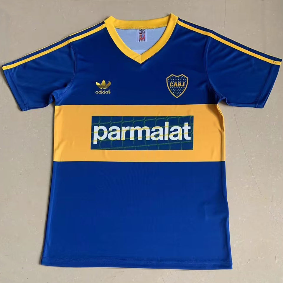 jersey 1992/1993 boca local manga corta versión fan retro