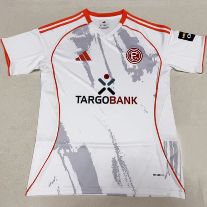 Jersey 2025/26 Fortuna Dusseldorf Visitante Manga corta Versión Fan