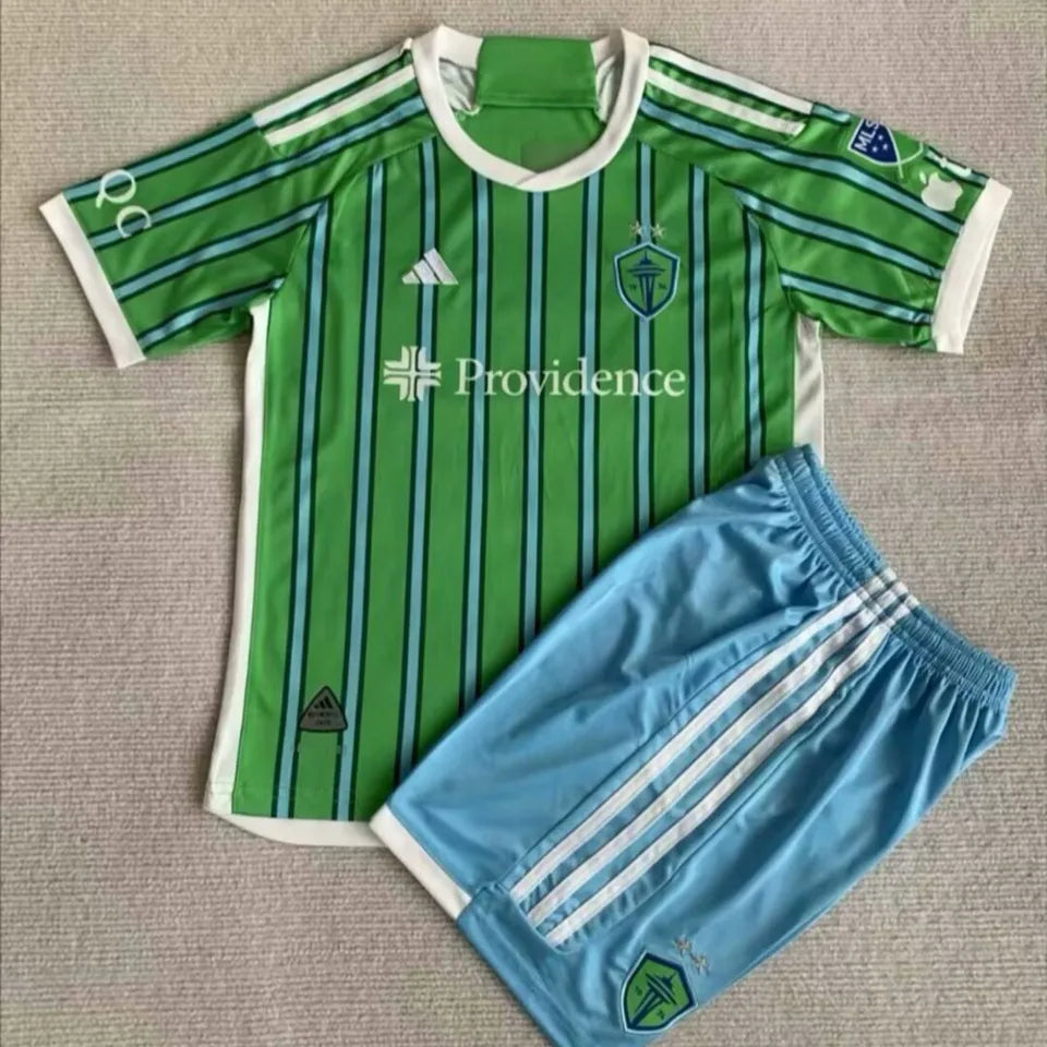 Jersey 2024/25 Seattles Sounders Local Manga corta Niño