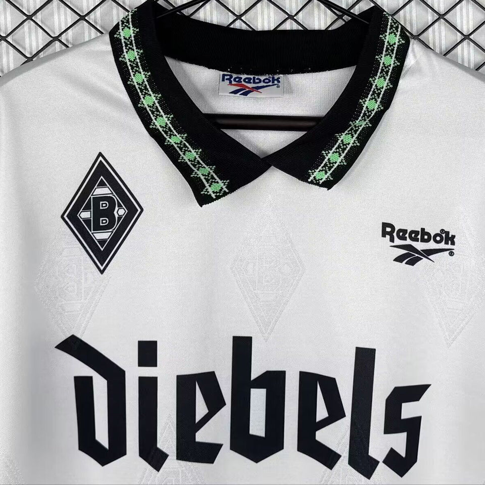 jersey 1995/1996 monchengladbach local manga larga versión fan retro