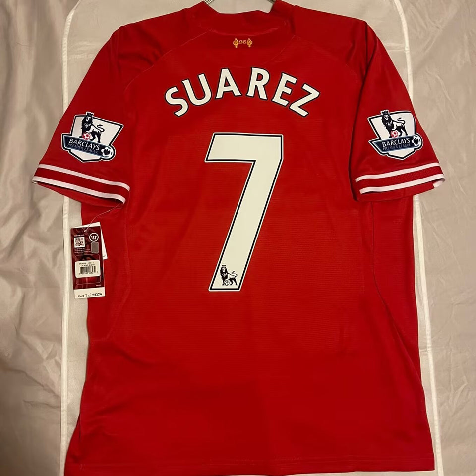 Jersey 2013/14 Liverpool Local Manga corta Versión Fan Retro
