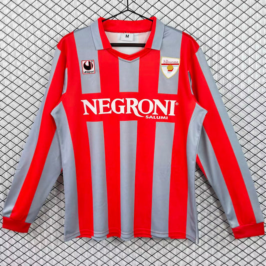 Jersey 1995/1996 Cremona Local Manga larga Versión Fan Retro