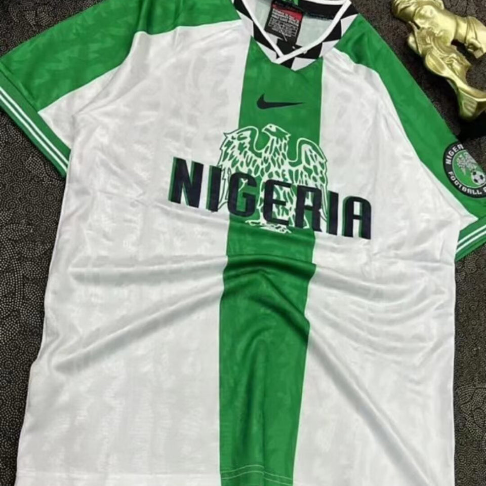 1996 nigeria visitante versión fan selecciones retro