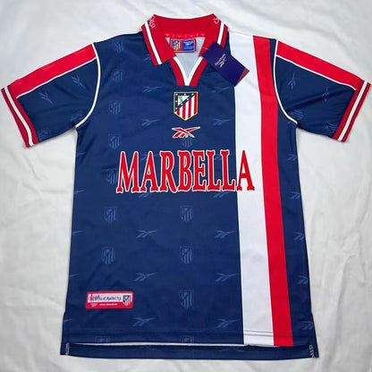 Jersey 1998/99 Atletico de Madrid Visitante Manga corta Versión Fan Retro