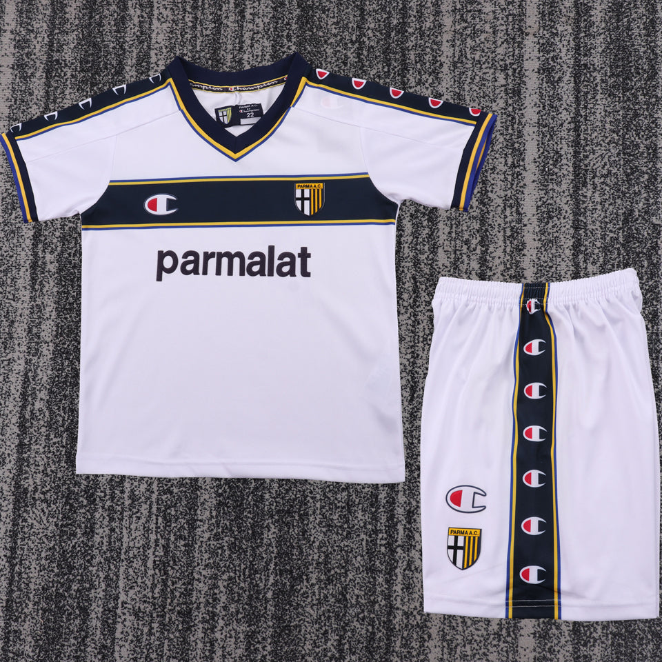 Jersey 2002/2003 Parma Visitante Manga corta Niño Retro