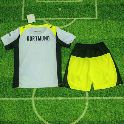 Jersey 2025/26 Borussia Dortmund Visitante Manga corta Niño