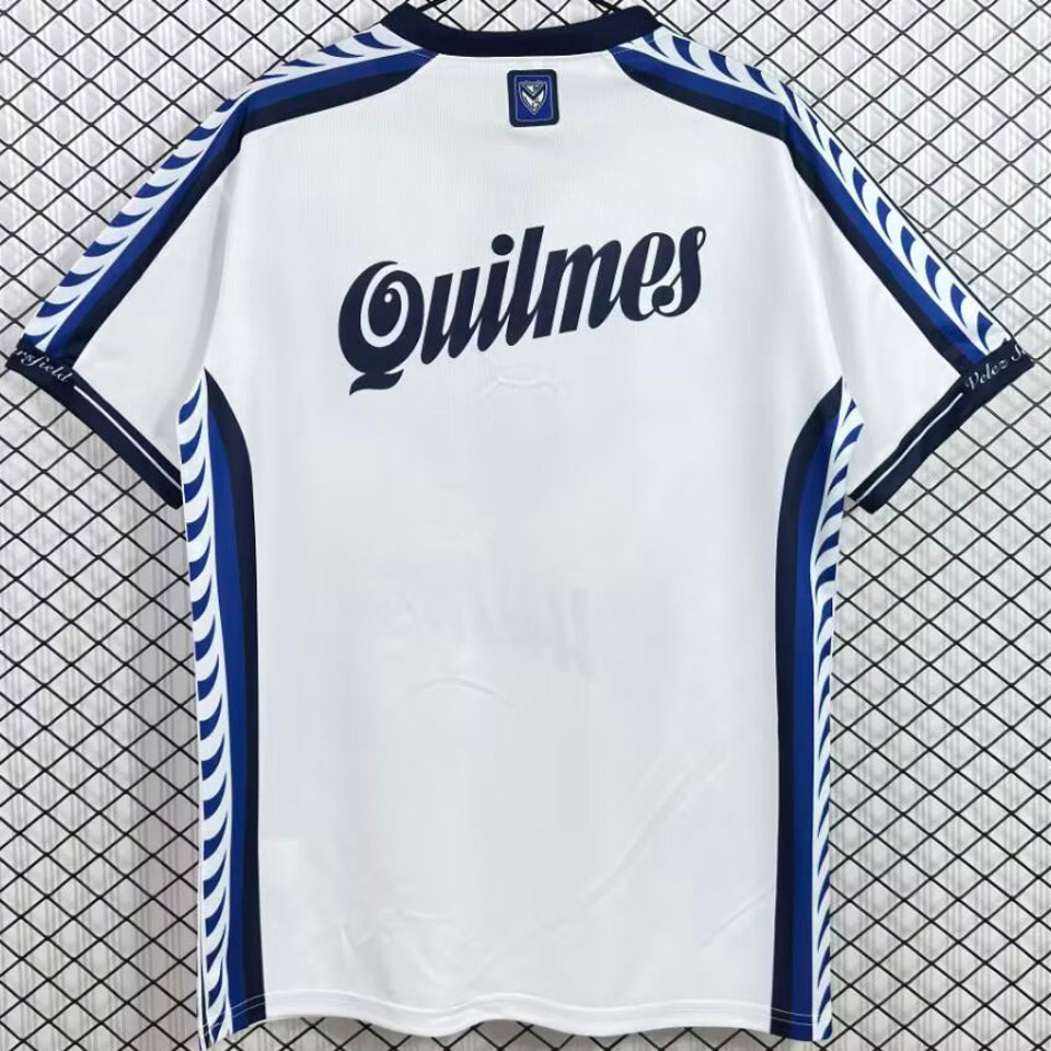 jersey 1997/1998 vélez sarsfield local manga corta versión fan retro