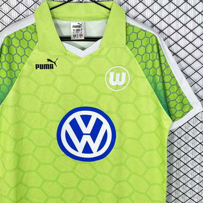 Jersey 1997/1998 Wolfsburg Local Manga corta Versión Fan Retro