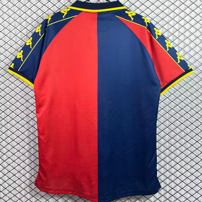 Jersey 1999/2000 Genoa Local Manga corta Versión Fan Retro
