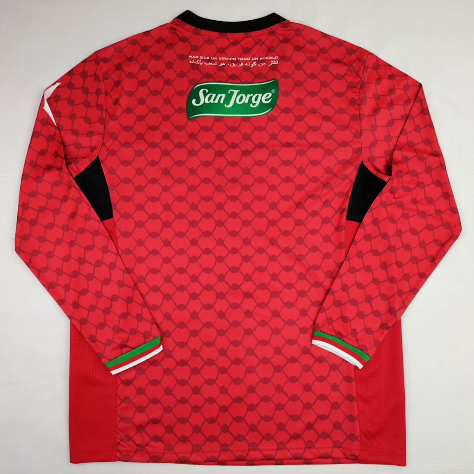 jersey 2024/25 palestino especial manga larga versión fan