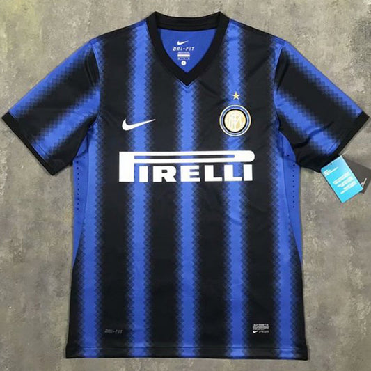 Jersey 2010/11 Inter Milan Local Manga corta Versión Fan Retro