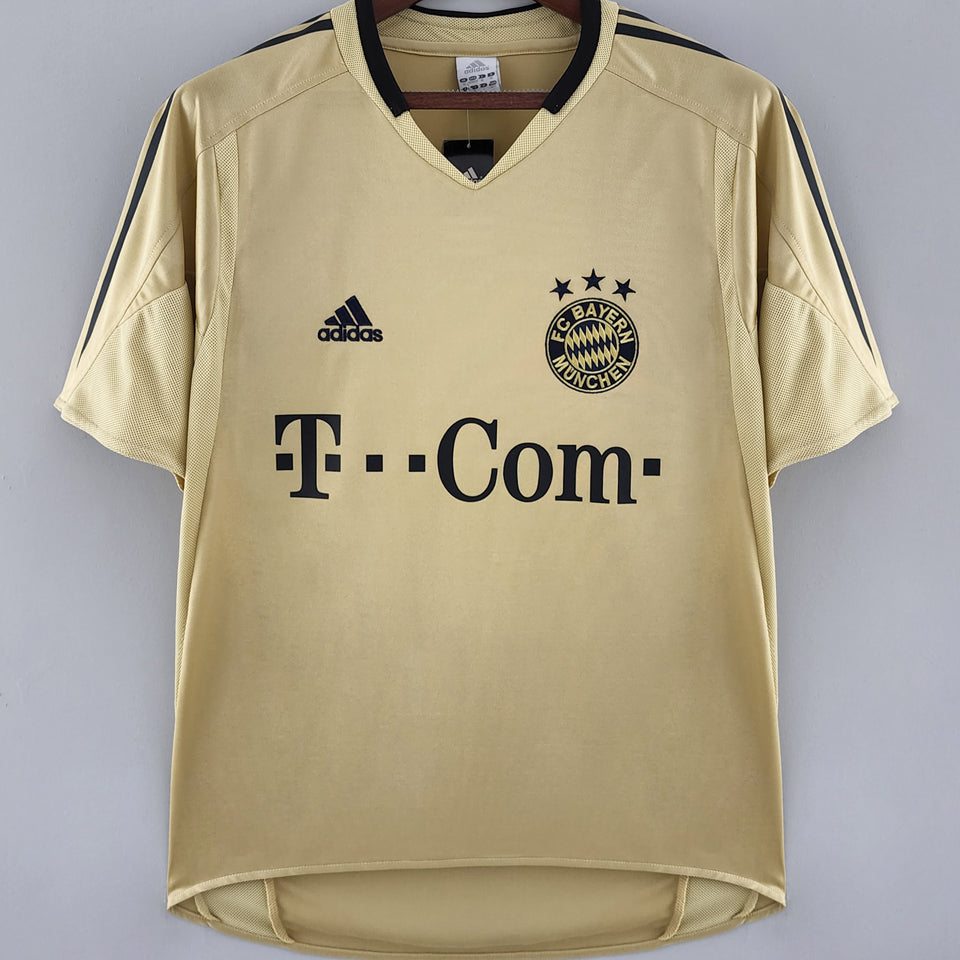 jersey 2004/05 bayern munich visitante manga corta versión fan retro