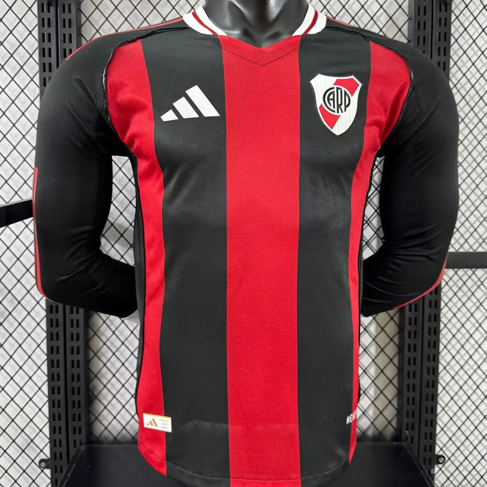 jersey 2025/26 river plate visitante manga larga versión jugador