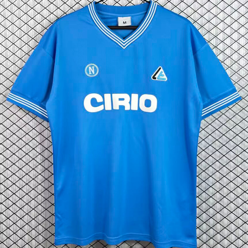 jersey 1984/1985 napoli local manga corta versión fan retro