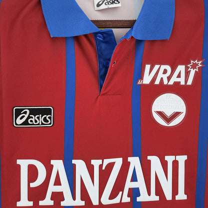 Jersey 1994/1995 FC Girondins de Bordeaux Local Manga corta Versión Fan Retro