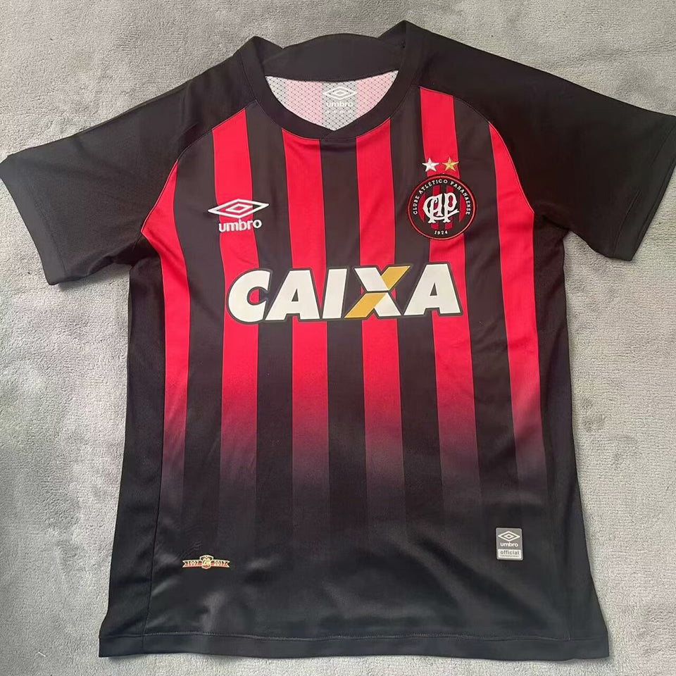 jersey 2018 athletico paranaense local manga corta versión fan retro