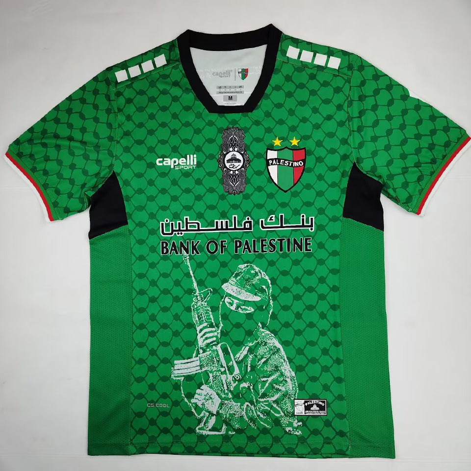 jersey 2024/25 palestino especial manga corta versión fan