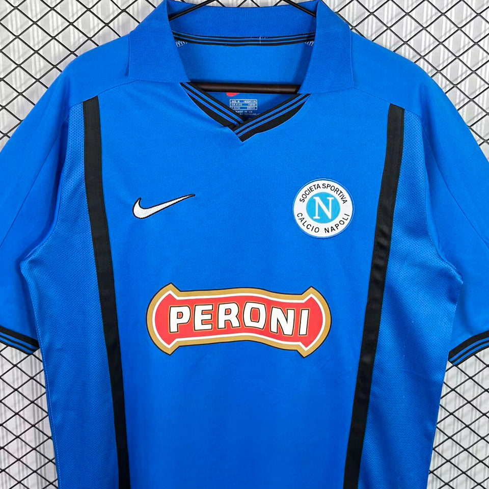 jersey 1999/2000 napoli local manga corta versión fan retro
