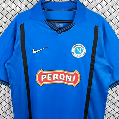 Jersey 1999/2000 Napoli Local Manga corta Versión Fan Retro
