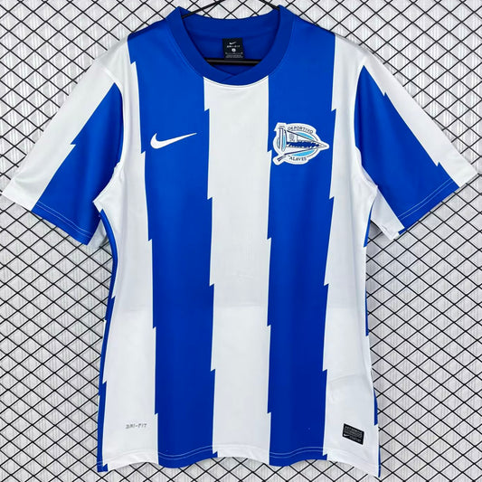 Jersey 2011/2012 Alaves Local Manga corta Versión Fan Retro