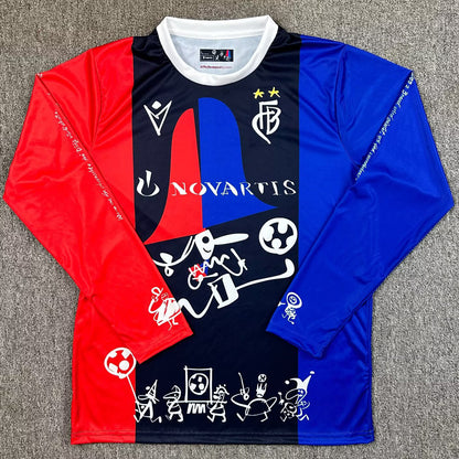 Jersey 2025/26 FC Basel Local Manga larga Versión Fan
