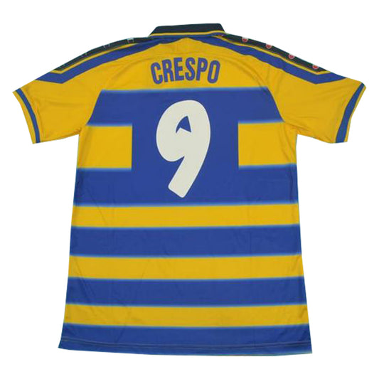 Jersey 1999/00 Parma Local Manga corta Versión Fan Retro