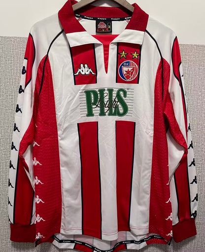 Jersey 1999/01 Star Local Manga larga Versión Fan Retro