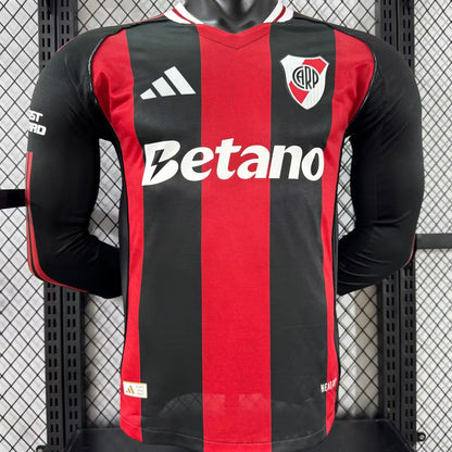 Jersey 2025/26 River Plate Visitante Manga larga Versión Jugador