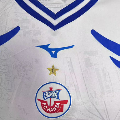 Jersey 2025/26 FC Hansa Rostock Visitante Manga corta Versión Fan